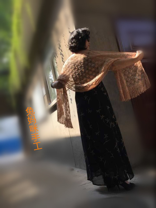 志田圈圈披肩（3）2015-22 - 兔媽咪 - 隨心，隨性，隨緣，編織生活。