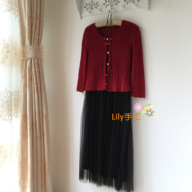 【Lily手工】--云中歌--實(shí)用俏麗開衫 - Lily - Lily的手工編織天地