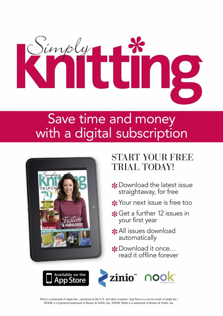 Simply Knitting  January 2016 - 輕描淡寫(xiě) - 輕描淡寫(xiě)