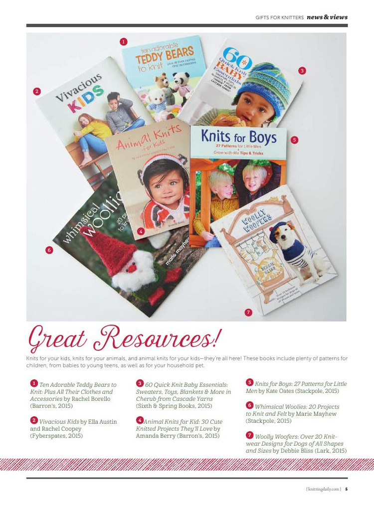 Interweave Knits： Gifts 2015 - 輕描淡寫 - 輕描淡寫