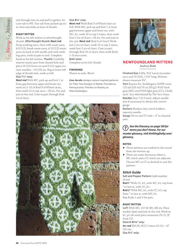 Interweave Knits： Gifts 2015 - 輕描淡寫 - 輕描淡寫