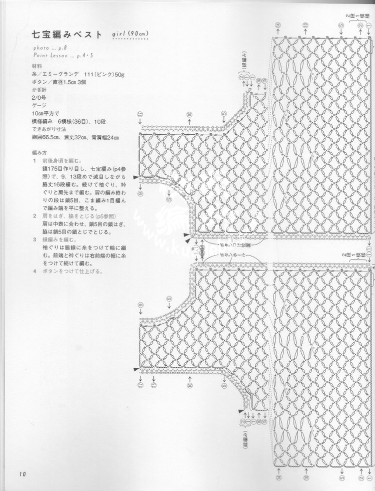 Crochet lesson 2012 母女親子裝 - 荷塘秀色 - 茶之韻