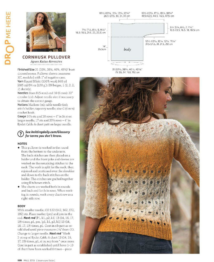 Interweave Knits 2013 Fall 秋季 - 壹一 - 壹一的博客