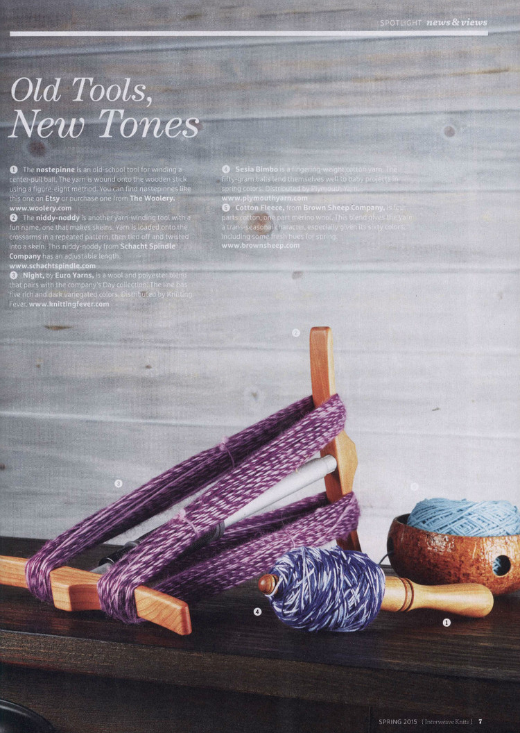 Interweave Knits  Spring 2015 - 輕描淡寫 - 輕描淡寫