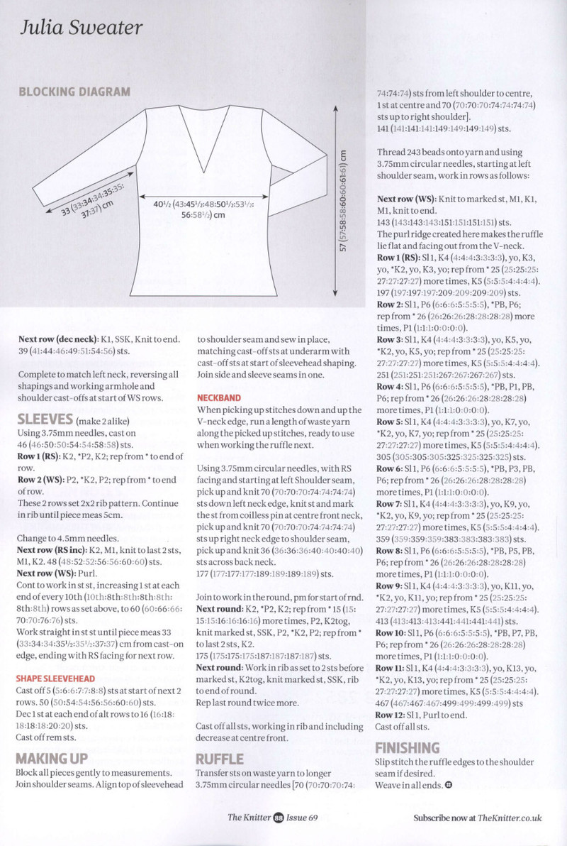 The Knitter №69 2014 - 紫蘇 - 紫蘇的博客