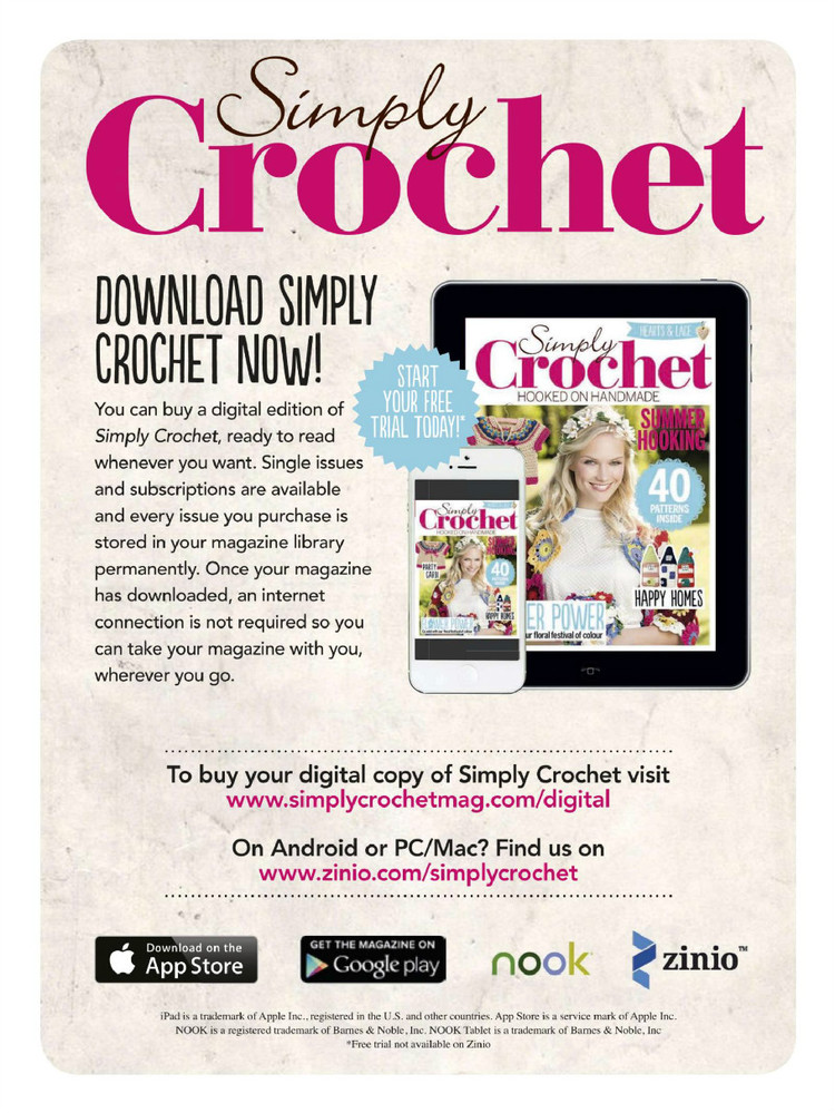 Simply Crochet Issue 32 2015 - 輕描淡寫 - 輕描淡寫