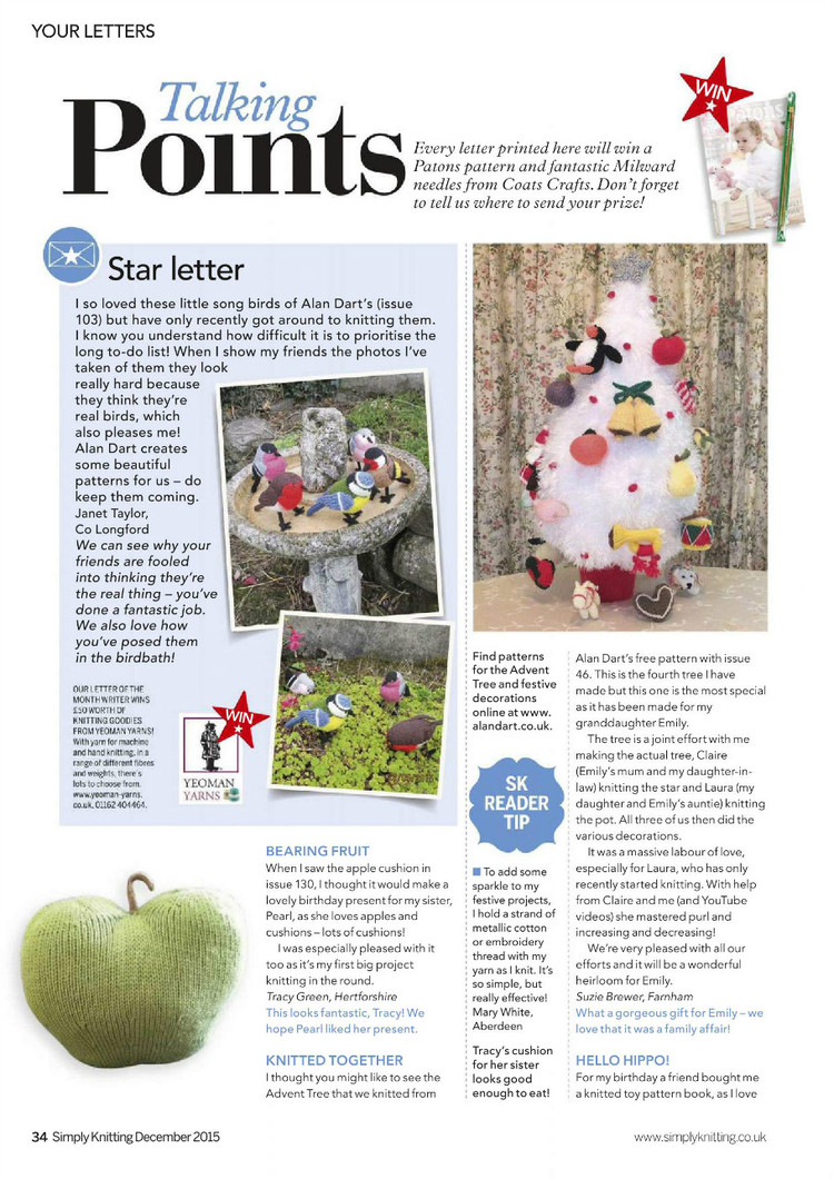 Simply Knitting Issue 12 2015 - 輕描淡寫(xiě) - 輕描淡寫(xiě)