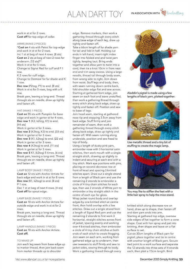 Simply Knitting Issue 12 2015 - 輕描淡寫(xiě) - 輕描淡寫(xiě)