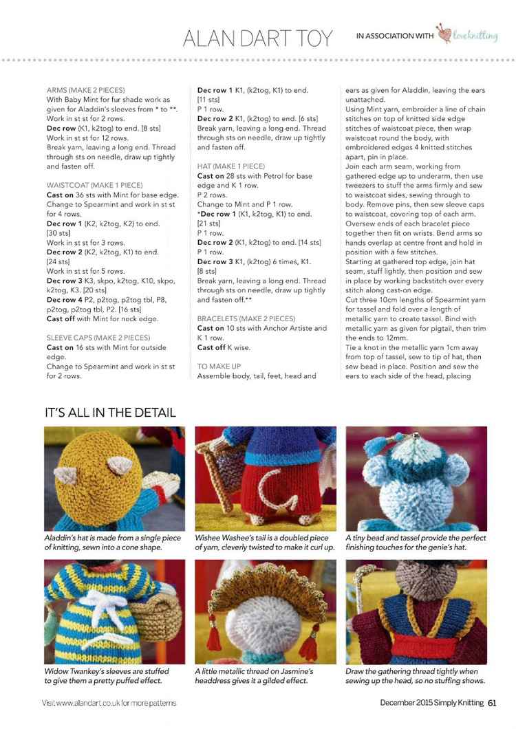 Simply Knitting Issue 12 2015 - 輕描淡寫(xiě) - 輕描淡寫(xiě)