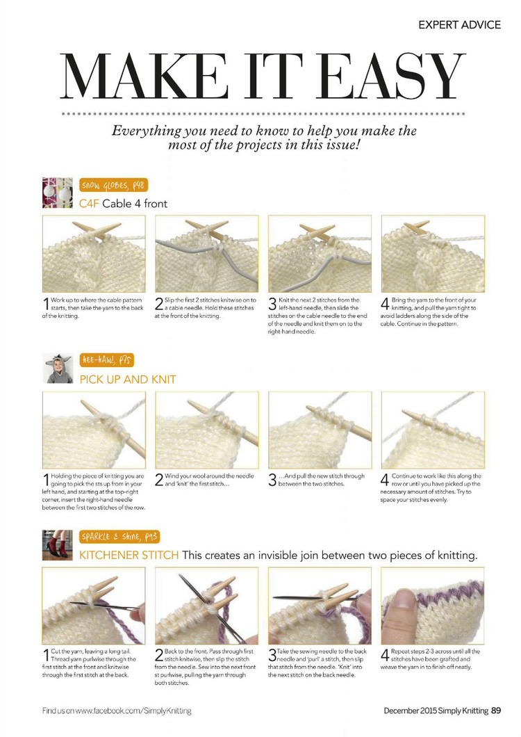 Simply Knitting Issue 12 2015 - 輕描淡寫(xiě) - 輕描淡寫(xiě)
