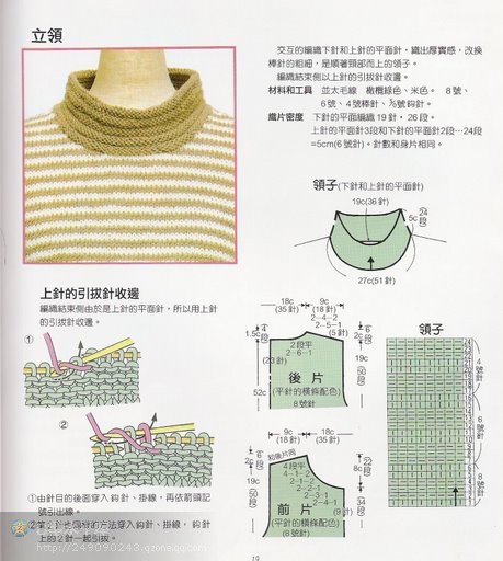 “領(lǐng)與袖”編織法全攻略 - 彩云飛 - 彩云飛的博客