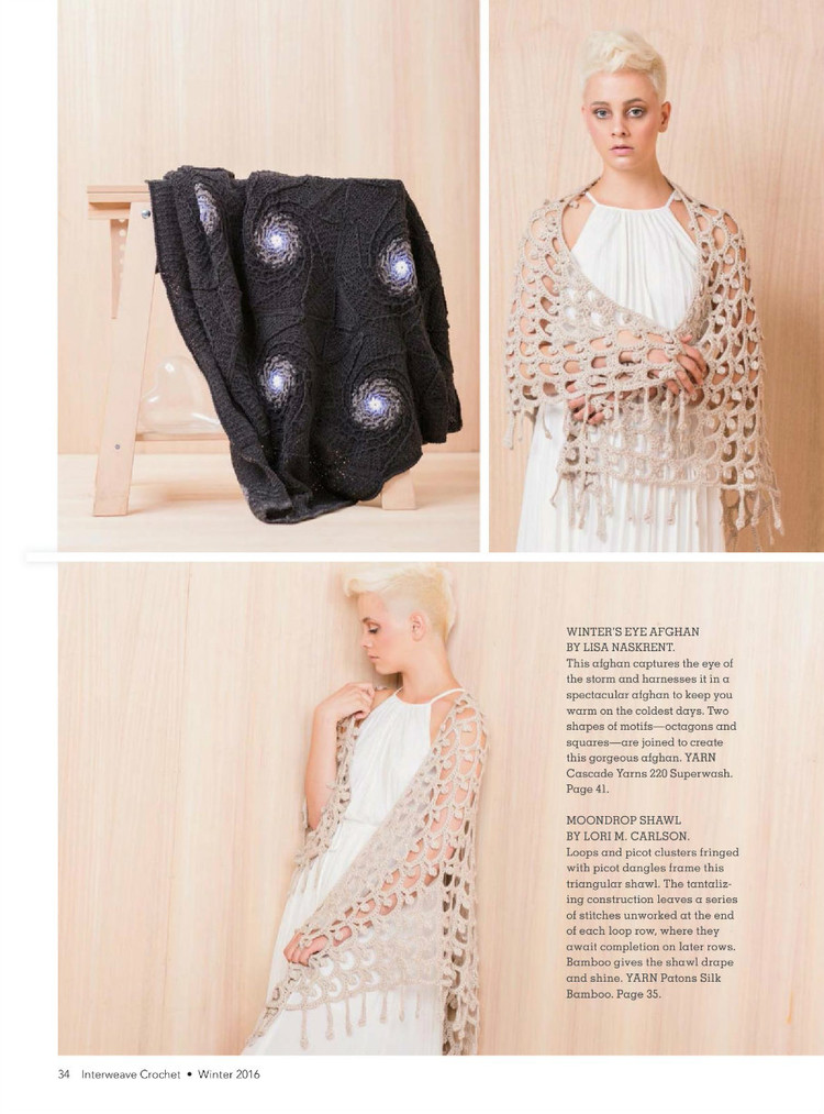 Interweave Crochet  Winter 2016 - 輕描淡寫 - 輕描淡寫