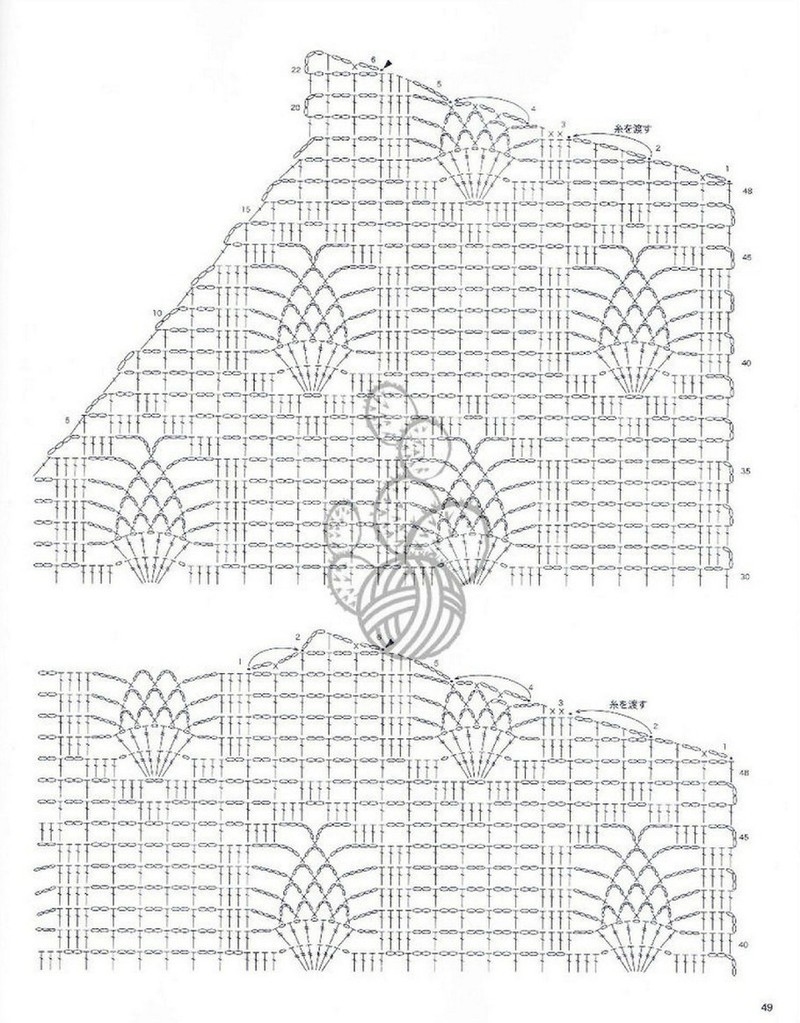 Lovely Pineapple Pattern Crochet Clothes № 3527 2013 - 沫羽 - 沫羽編織后花園