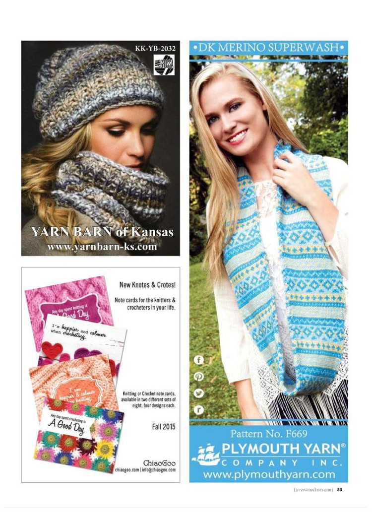 Interweave Knits  Winter 2016 - 輕描淡寫 - 輕描淡寫