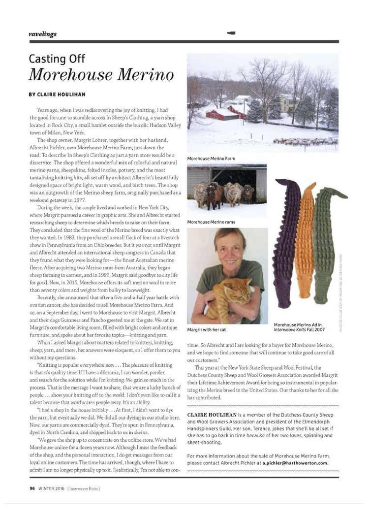 Interweave Knits  Winter 2016 - 輕描淡寫 - 輕描淡寫