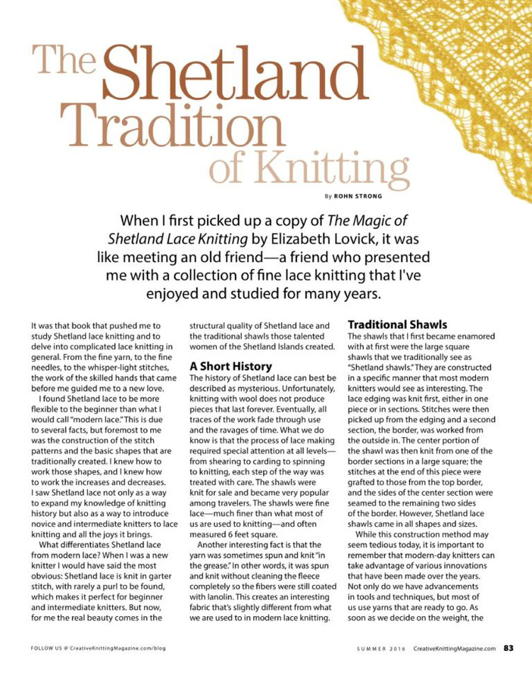 Creative Knitting №2 2016 - 輕描淡寫 - 輕描淡寫