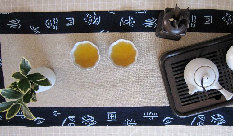 亞麻茶席 - 林中漫步 - 鉤針時(shí)光