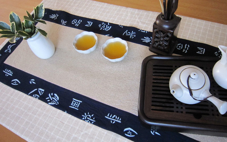 亞麻茶席 - 林中漫步 - 鉤針時(shí)光
