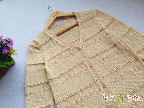 清芙（1517）---珍珠麻長款開衫 - 指尖飛揚(yáng) - 指尖飛揚(yáng)