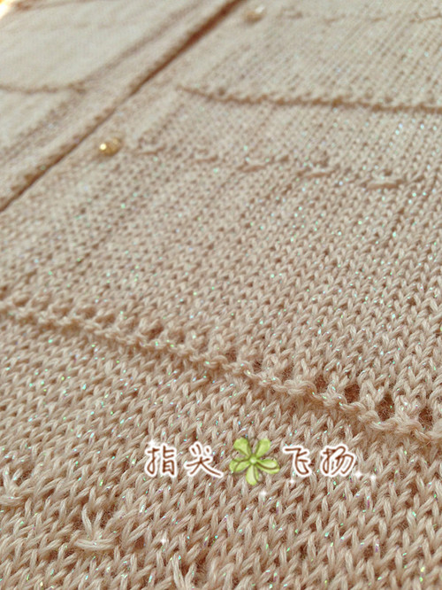 清芙（1517）---珍珠麻長款開衫 - 指尖飛揚(yáng) - 指尖飛揚(yáng)