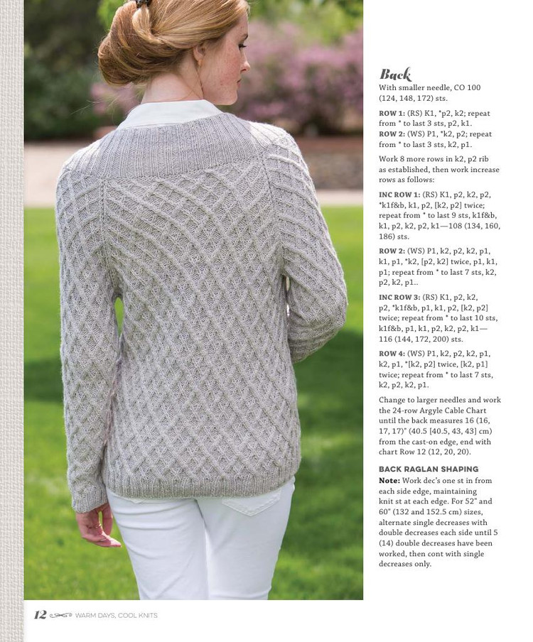 Warm Days, Cool Knits Lighter Designs for Every Season - 輕描淡寫 - 輕描淡寫