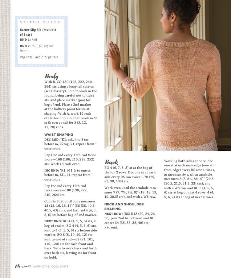 Warm Days, Cool Knits Lighter Designs for Every Season - 輕描淡寫 - 輕描淡寫