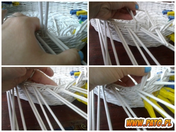 Master class on weaving baskets from newspaper tubes (5) (600x450, 170Kb)