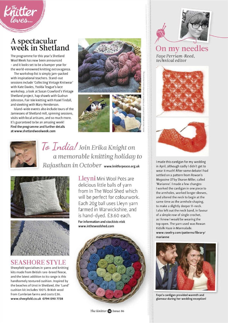 The Knitter  Issue 86 2015 - 輕描淡寫(xiě) - 輕描淡寫(xiě)
