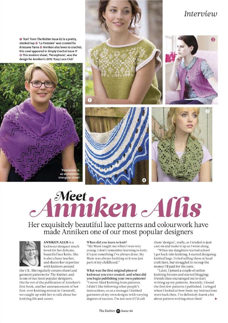 The Knitter  Issue 86 2015 - 輕描淡寫(xiě) - 輕描淡寫(xiě)