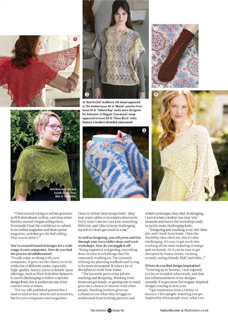 The Knitter  Issue 86 2015 - 輕描淡寫(xiě) - 輕描淡寫(xiě)