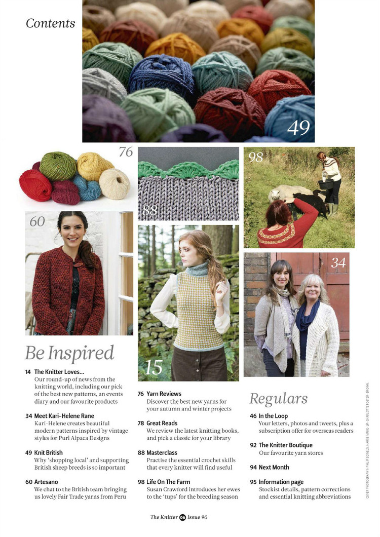 The Knitter Issue 90 2015 - 輕描淡寫 - 輕描淡寫