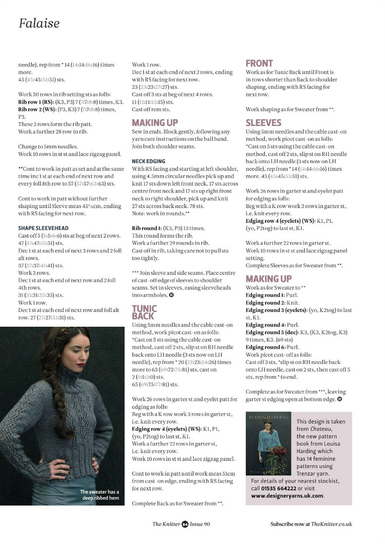 The Knitter Issue 90 2015 - 輕描淡寫 - 輕描淡寫