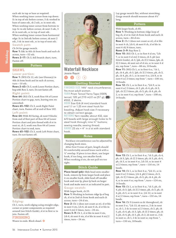 Interweave Crochet  Summer 2015 - 輕描淡寫 - 輕描淡寫