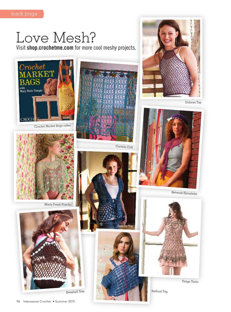 Interweave Crochet  Summer 2015 - 輕描淡寫 - 輕描淡寫