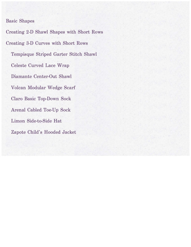Short Row Knits: A Master Workshop with 20 Learn-as-You-Knit Projects 2015 - 輕描淡寫(xiě) - 輕描淡寫(xiě)