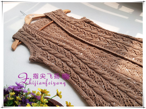 浪淘沙（1424）---棉亮片純美背心外搭 - 指尖飛揚(yáng) - 指尖飛揚(yáng)