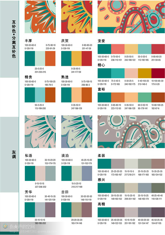 【轉(zhuǎn)載】最好的一套配色方案----方便各位朋友保存 - 荷塘秀色 - 茶之韻