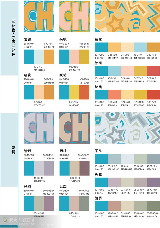 【轉(zhuǎn)載】最好的一套配色方案----方便各位朋友保存 - 荷塘秀色 - 茶之韻