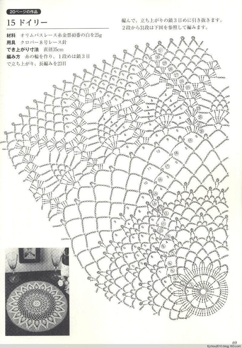 Suteki Pineapple Crochet Laces 2011 - 紫蘇 - 紫蘇的博客