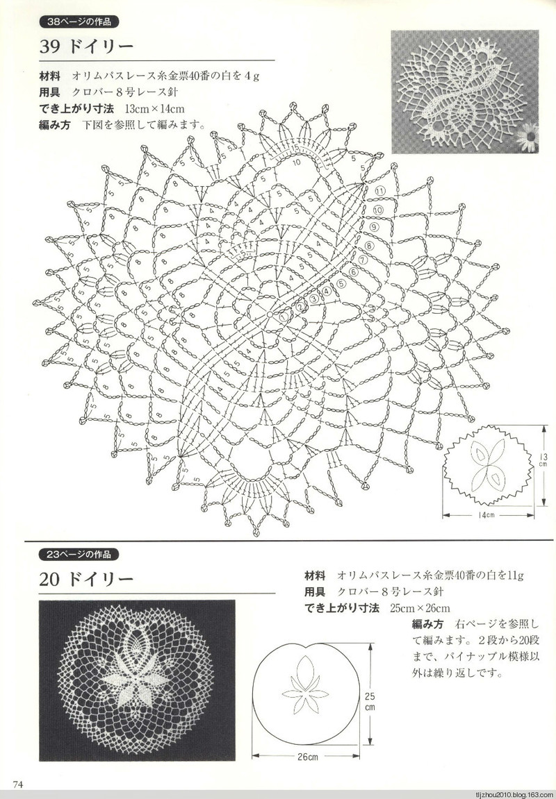 Suteki Pineapple Crochet Laces 2011 - 紫蘇 - 紫蘇的博客