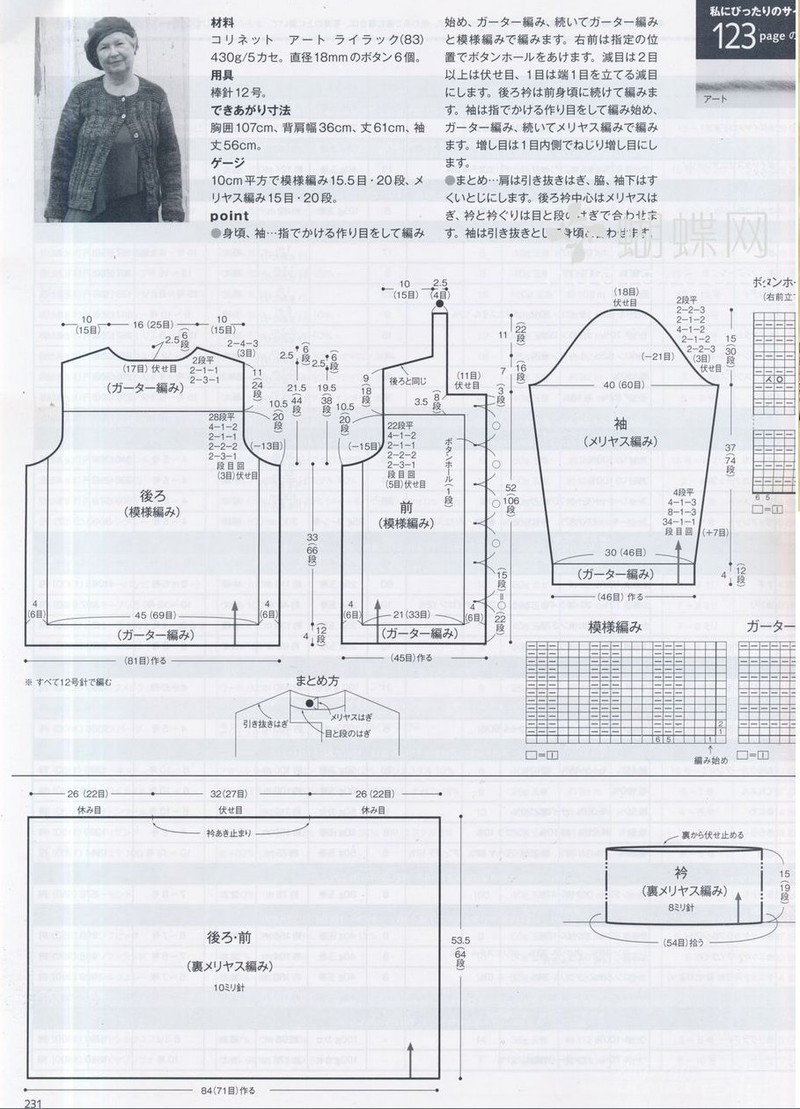 1413——星星——簡單好織 不用挑針的春秋開衫 - ty - ty 的 編織博客