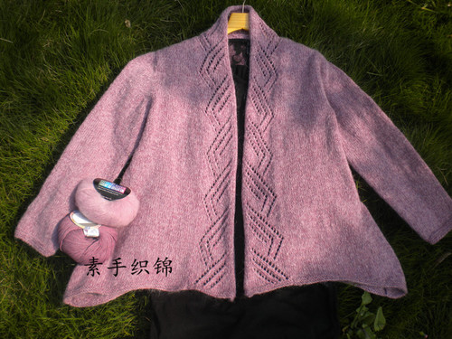 風(fēng)呤----氣質(zhì)不等式開(kāi)衫 - 素手織錦 - 素手織錦的博客