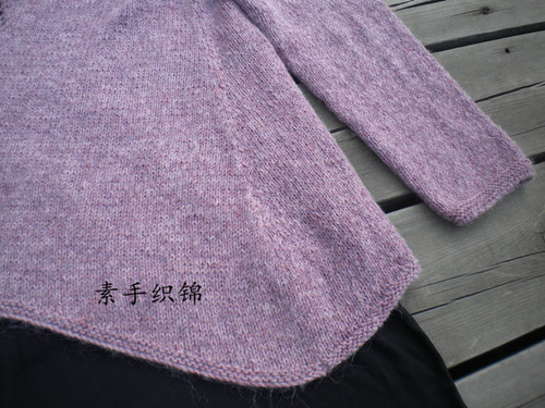 風(fēng)吟----氣質(zhì)不等式開(kāi)衫 - 素手織錦 - 素手織錦的博客