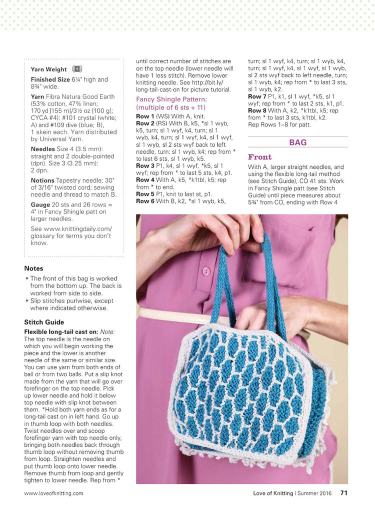 Love of Knitting Summer 2016 - 輕描淡寫(xiě) - 輕描淡寫(xiě)