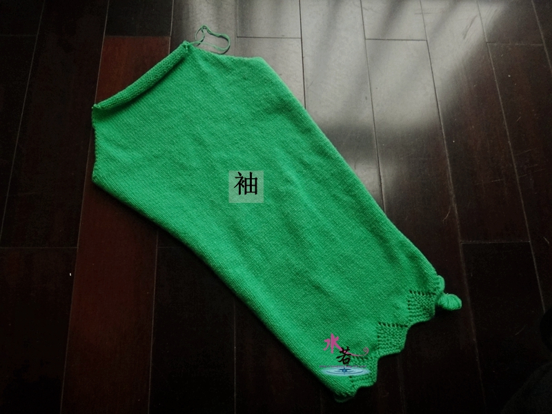 201539  煙花碧（羊絨圓領套頭衫） - 水若 - 滿溪流水香