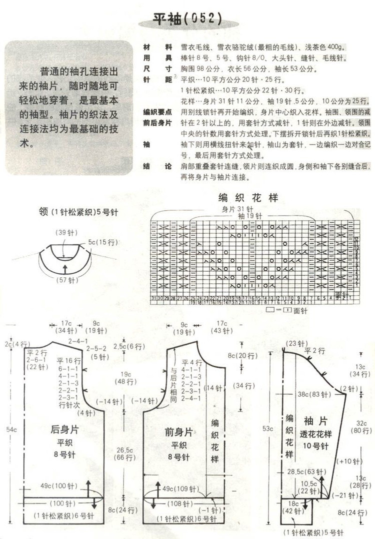 袖子編織規(guī)律 - choiyoba - 卑塵    縷