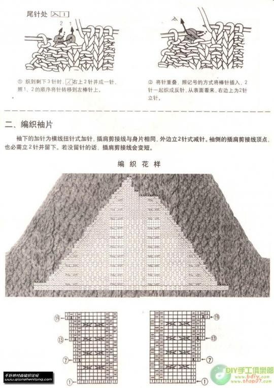 袖子編織規(guī)律 - choiyoba - 卑塵    縷