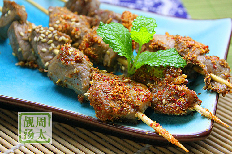 自制羊肉串 - 周太靚湯 - 周太靚湯
