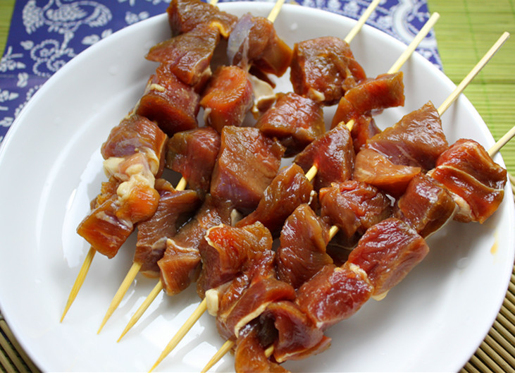 自制羊肉串 - 周太靚湯 - 周太靚湯