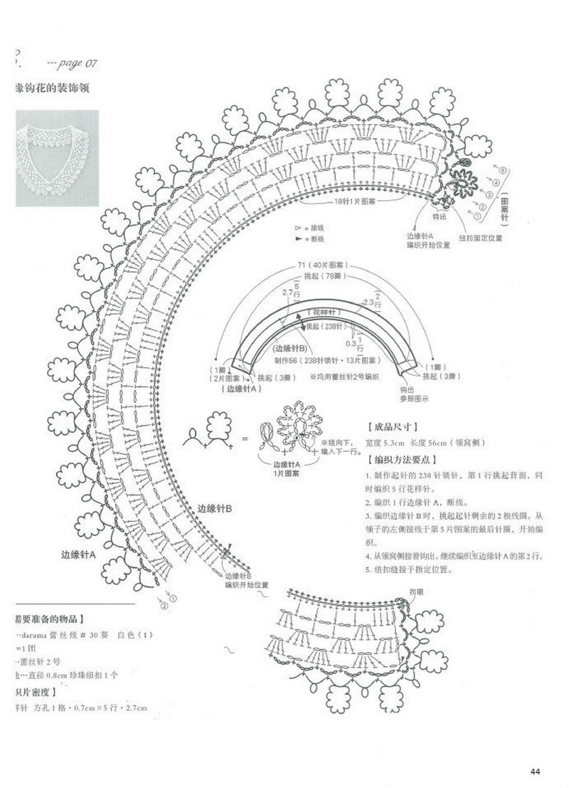 Tippet of crocheted lace NV 80249 2012 - 紫蘇 - 紫蘇的博客